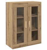 VidaXL Hangkast 69,5x34x90 cm artisanaal eikenkleurig