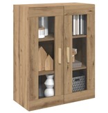 VidaXL Hangkast 69,5x34x90 cm artisanaal eikenkleurig