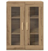 VidaXL Hangkast 69,5x34x90 cm artisanaal eikenkleurig