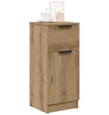 VidaXL Dressoir 30x30x70 cm bewerkt hout artisanaal eikenkleur