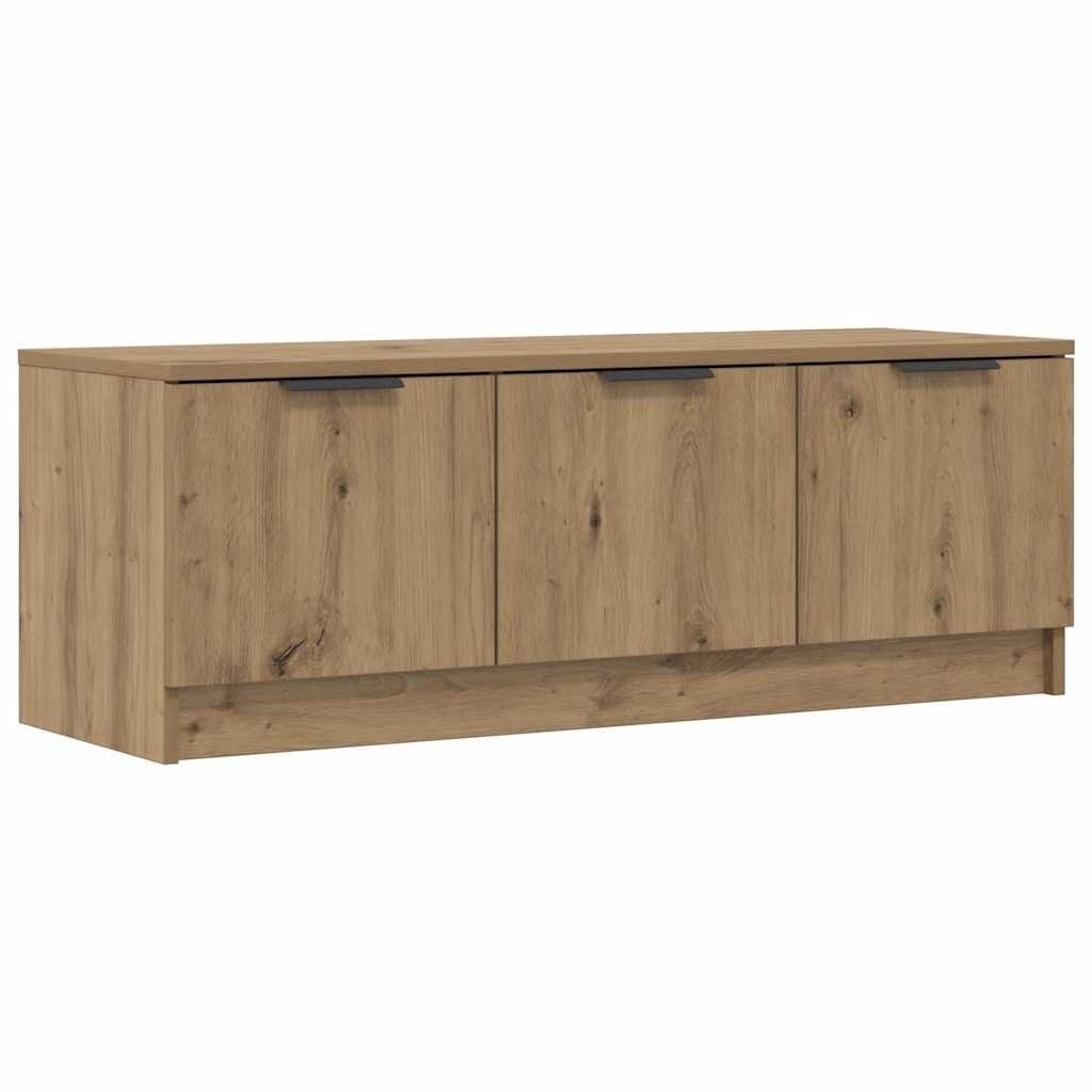VidaXL Tv-meubel 102x35x36,5 cm bewerkt hout artisanaal eikenkleur