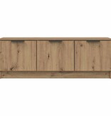 VidaXL Tv-meubel 102x35x36,5 cm bewerkt hout artisanaal eikenkleur