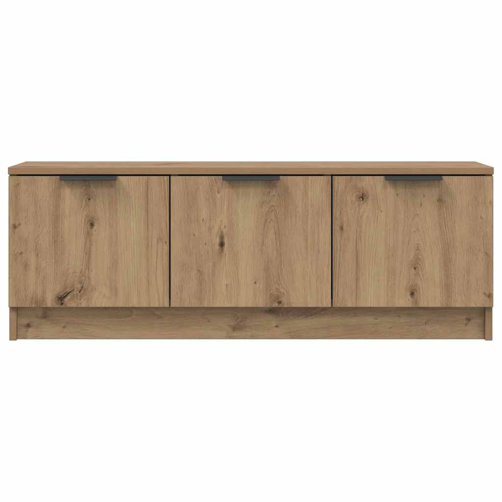 VidaXL Tv-meubel 102x35x36,5 cm bewerkt hout artisanaal eikenkleur