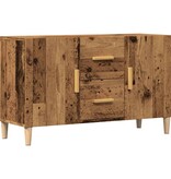 VidaXL Dressoir 100x36x60 cm bewerkt hout oud houtkleurig