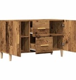 VidaXL Dressoir 100x36x60 cm bewerkt hout oud houtkleurig