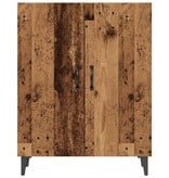 VidaXL Dressoir 70x34x90 cm bewerkt hout oud houtkleurig