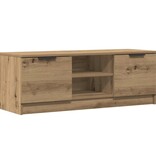 VidaXL Tv-meubel 102x35x36,5 cm bewerkt hout artisanaal eikenkleur
