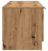 VidaXL Tv-meubel 102x35x36,5 cm bewerkt hout artisanaal eikenkleur