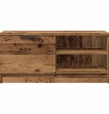 VidaXL Tv-meubel 80x35x36,5 cm bewerkt hout oud houtkleurig