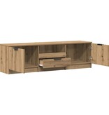 VidaXL Tv-meubel 140x35x40 cm bewerkt hout artisanaal eikenkleur
