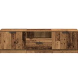 VidaXL Tv-meubel 140x35x40 cm bewerkt hout oud houtkleurig