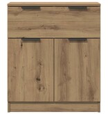 VidaXL Dressoir 60x30x70 cm bewerkt hout artisan eikenkleurig