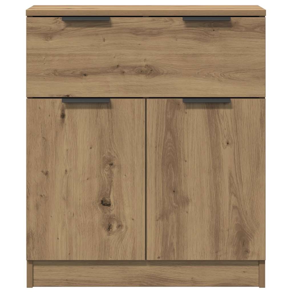 VidaXL Dressoir 60x30x70 cm bewerkt hout artisan eikenkleurig