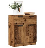 VidaXL Dressoir 60x30x70 cm bewerkt hout oud houtkleurig