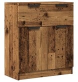 VidaXL Dressoir 60x30x70 cm bewerkt hout oud houtkleurig