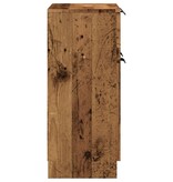 VidaXL Dressoir 60x30x70 cm bewerkt hout oud houtkleurig