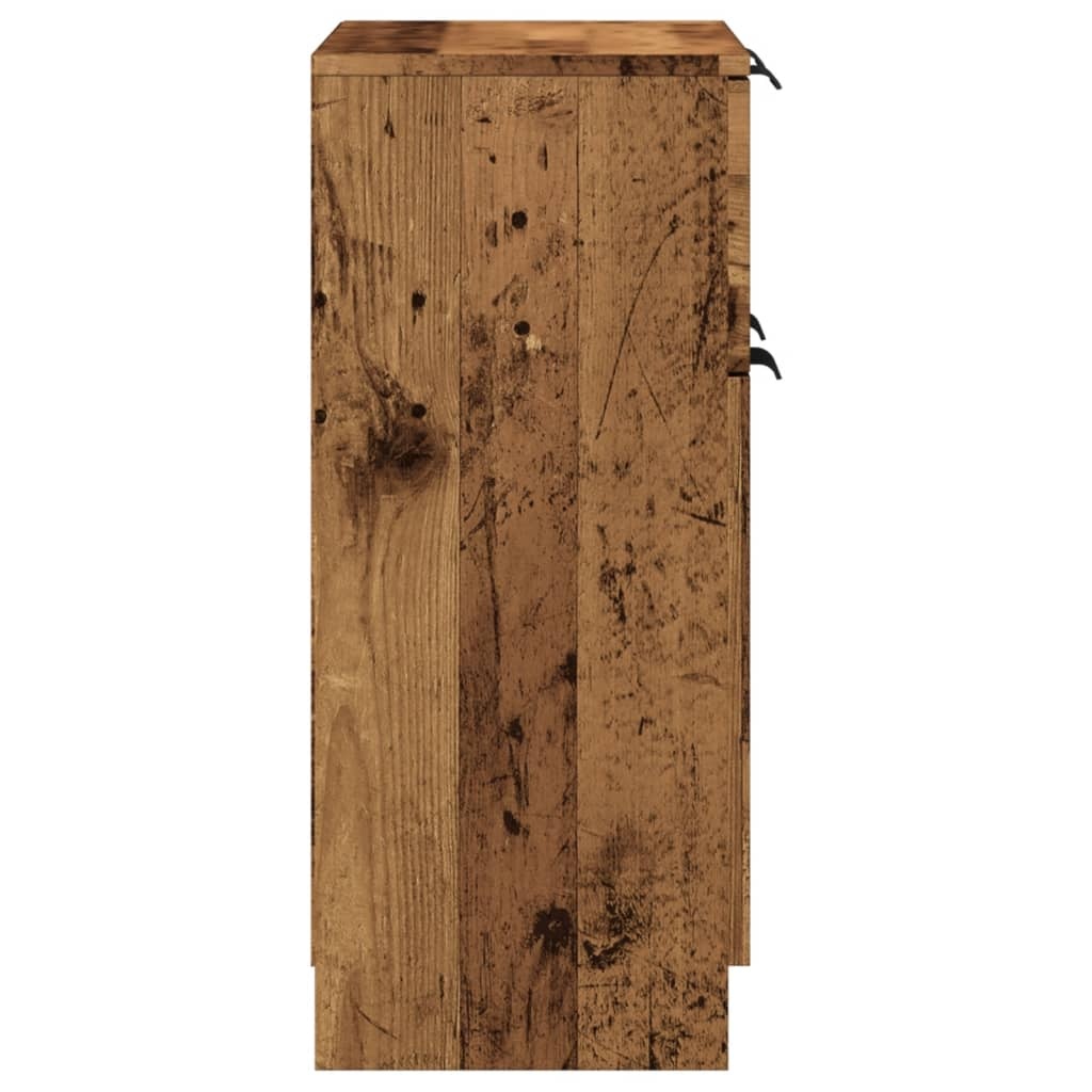 VidaXL Dressoir 60x30x70 cm bewerkt hout oud houtkleurig