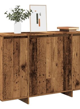VidaXL Dressoir 120x41x75 cm bewerkt hout oud houtkleurig