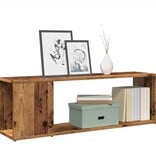VidaXL Tv-meubel 100x24x32 cm bewerkt hout oud houtkleurig