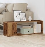 VidaXL Tv-meubel 100x24x32 cm bewerkt hout oud houtkleurig