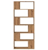 VidaXL Boekenkast/kamerscherm 80x24x186 cm artisanaal eikenkleur