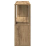 VidaXL Boekenkast/kamerscherm 80x24x63 cm artisanaal eikenkleur