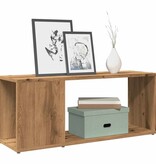 VidaXL Tv-meubel 80x24x32cm bewerkt hout artisanaal eikenkleur