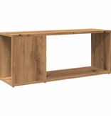 VidaXL Tv-meubel 80x24x32cm bewerkt hout artisanaal eikenkleur