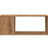 VidaXL Tv-meubel 80x24x32cm bewerkt hout artisanaal eikenkleur