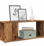 VidaXL Tv-meubel 80x24x32cm bewerkt hout oud houtkleurig