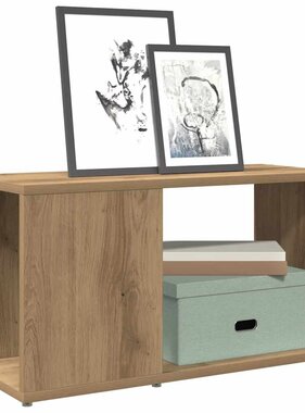 VidaXL Tv-meubel 60x24x32 cm bewerkt hout artisanaal eikenkleur