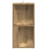 VidaXL Hoekkast 33x33x67 cm bewerkt hout artisanaal eikenkleur
