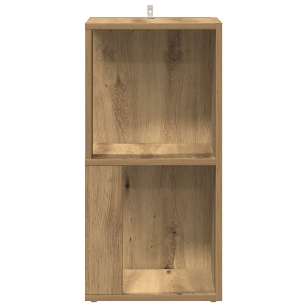 VidaXL Hoekkast 33x33x67 cm bewerkt hout artisanaal eikenkleur