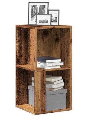 VidaXL Hoekkast 33x33x67 cm bewerkt hout oud houtkleurig