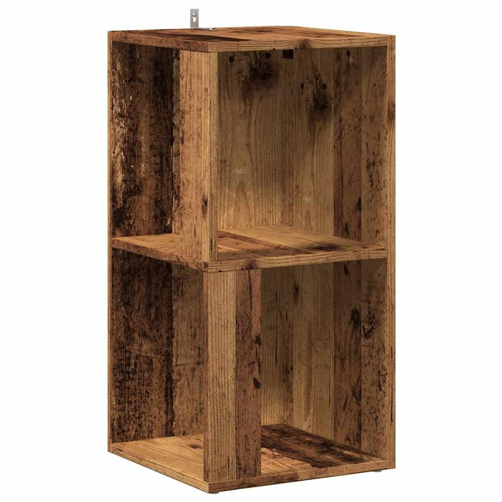 VidaXL Hoekkast 33x33x67 cm bewerkt hout oud houtkleurig