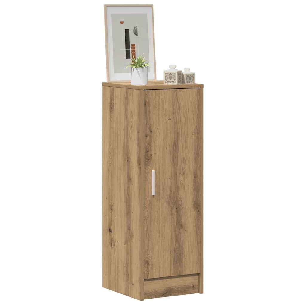 VidaXL Schoenenkast 32x35x92 cm bewerkt hout artisanaal eikenkleur