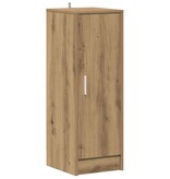 VidaXL Schoenenkast 32x35x92 cm bewerkt hout artisanaal eikenkleur