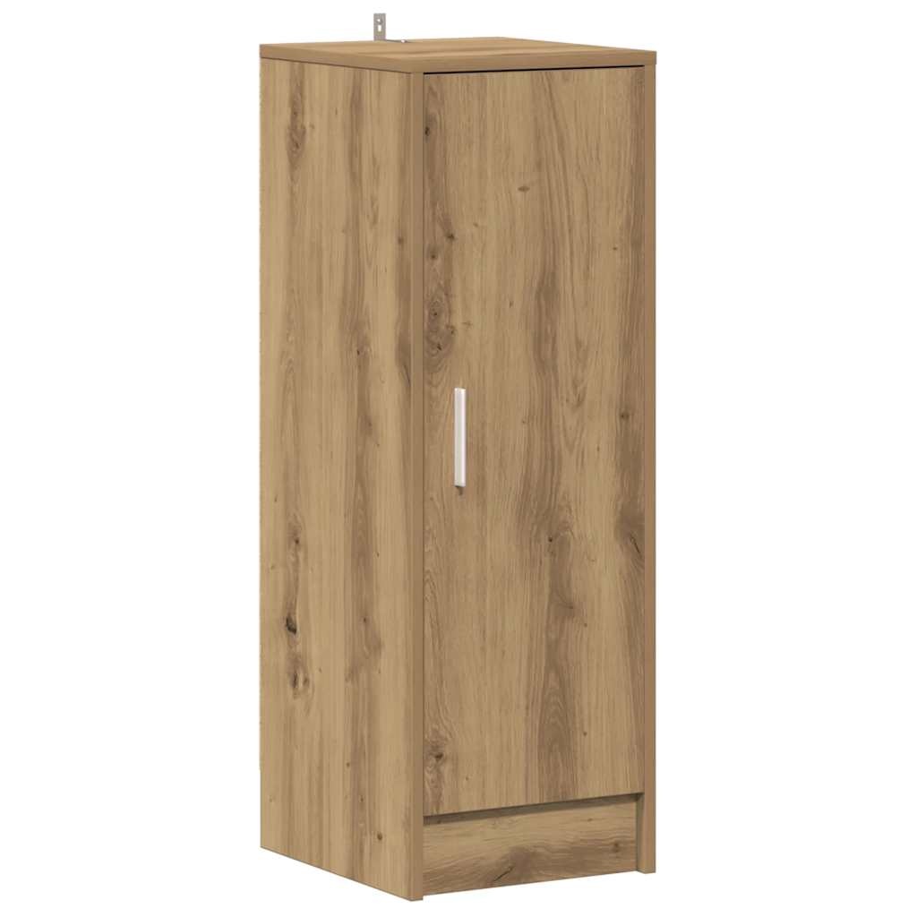 VidaXL Schoenenkast 32x35x92 cm bewerkt hout artisanaal eikenkleur