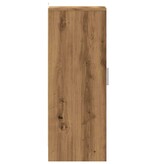VidaXL Schoenenkast 32x35x92 cm bewerkt hout artisanaal eikenkleur