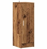 VidaXL Schoenenkast 32x35x92 cm bewerkt hout oud houtkleurig