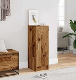 VidaXL Schoenenkast 32x35x92 cm bewerkt hout oud houtkleurig