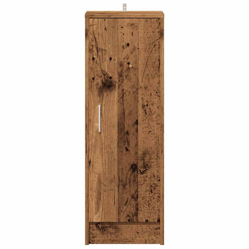 VidaXL Schoenenkast 32x35x92 cm bewerkt hout oud houtkleurig