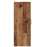 VidaXL Schoenenkast 32x35x92 cm bewerkt hout oud houtkleurig