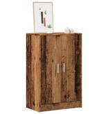 VidaXL Schoenenkast 60x35x92 cm bewerkt hout oud houtkleurig