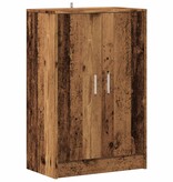 VidaXL Schoenenkast 60x35x92 cm bewerkt hout oud houtkleurig