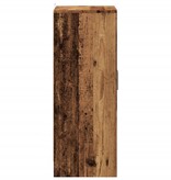 VidaXL Schoenenkast 60x35x92 cm bewerkt hout oud houtkleurig