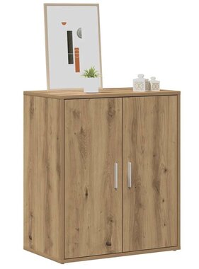 VidaXL Schoenenkast 60x35x70 cm bewerkt hout artisanaal eikenkleur