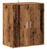 VidaXL Schoenenkast 60x35x70 cm bewerkt hout oud houtkleurig
