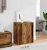 VidaXL Schoenenkast 60x35x70 cm bewerkt hout oud houtkleurig