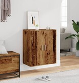 VidaXL Schoenenkast 60x35x70 cm bewerkt hout oud houtkleurig